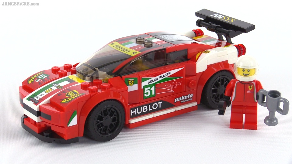 JANGBRiCKS LEGO & MOCs: Champions 458 Italia GT2 review! set 75908