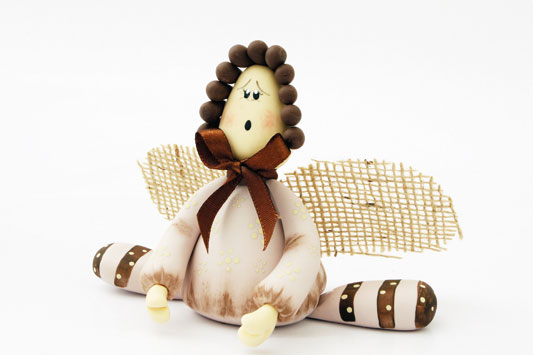 Detodomanualidades: Como hacer un ángel de cerámica en frío