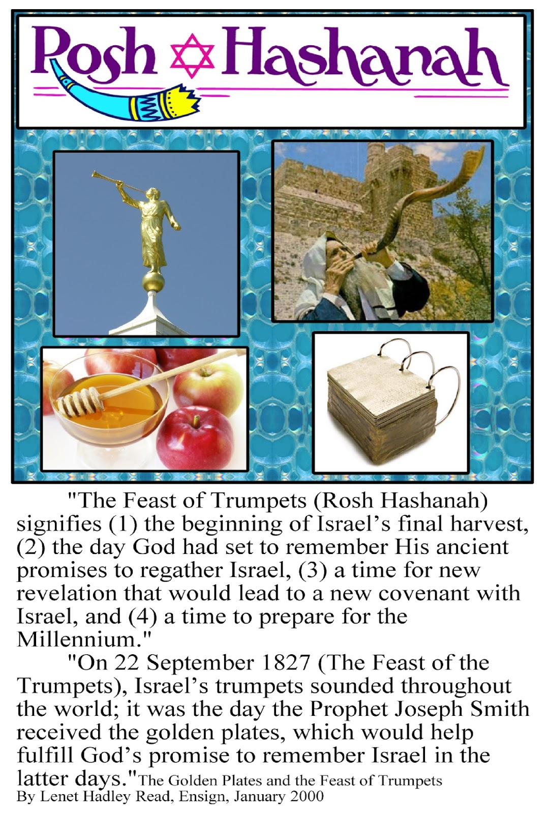 Hollyshome Church Fun Celebrate Rosh Hashanah In Your Lds Seminary Class