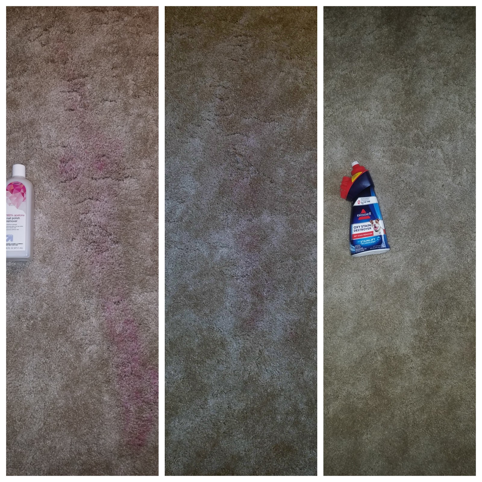Yelena's Nest: Nail Polish on Carpet!!!