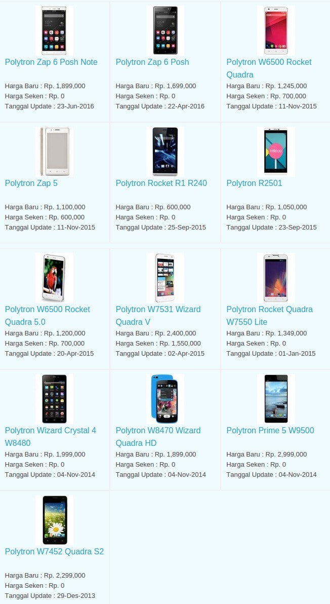 Daftar Harga Hp Terbaru Polytron Juli 2016 Daftar Harga Hp Terbaru Polytron Juli 2016