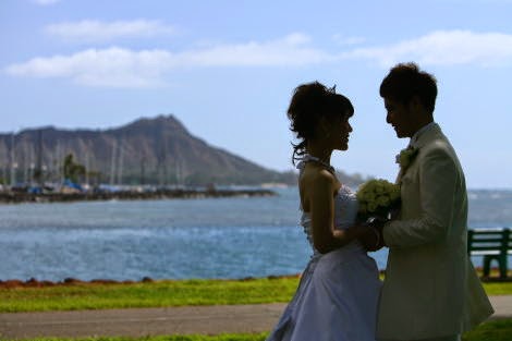 海外ウエディング、ハワイ、家族の結婚式