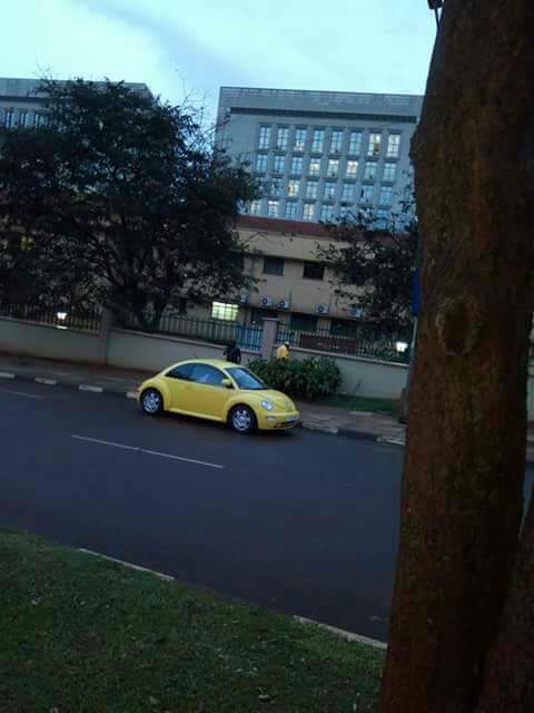 Photos: Lol... Ugandan Legislator put up for sale on OLX after he was spotted urinating on the wall of Ministry of Finance building