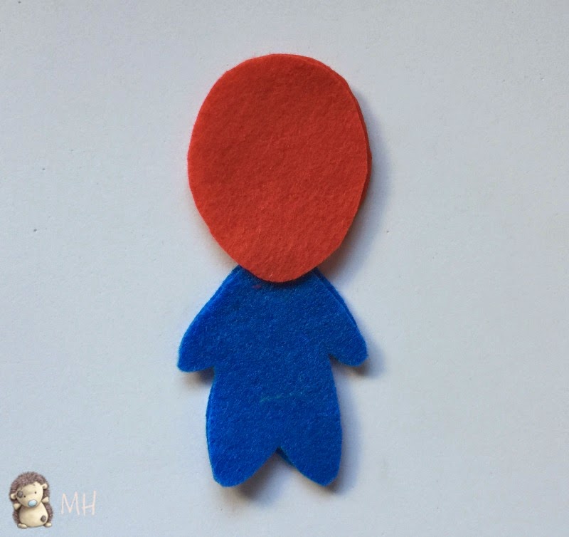 Spiderman en fieltro, paso a paso