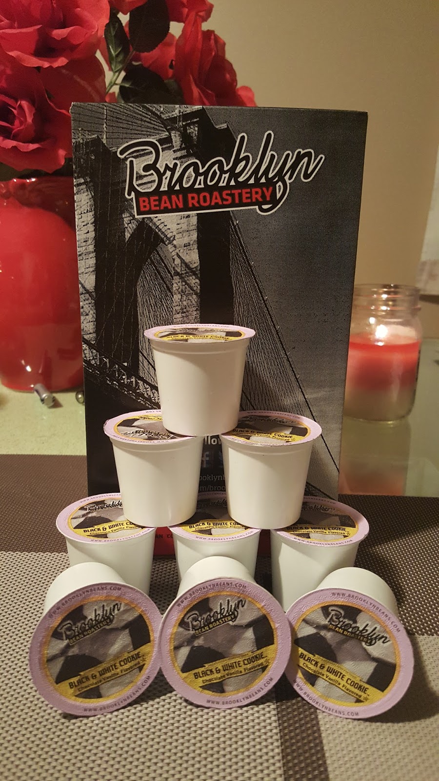 The great taste of Black and White Cookie coffee from Brooklyn Bean