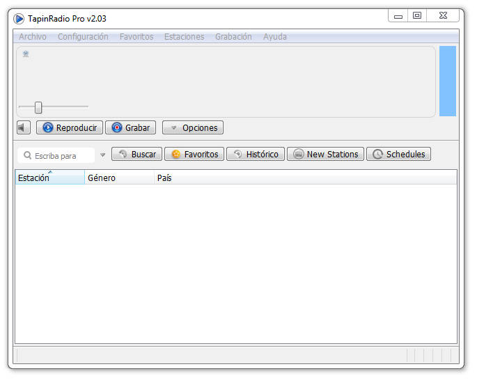 Tapin Radio Pro 2.03 Full (Programa para escuchar radio) Tapin Radio Pro 2.03 Full (Programa para escuchar radio)