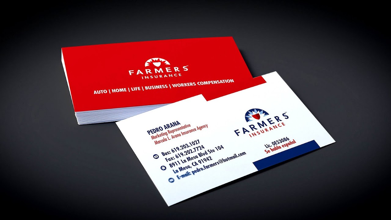 Farmers Insurance Business Cards Farm Choices