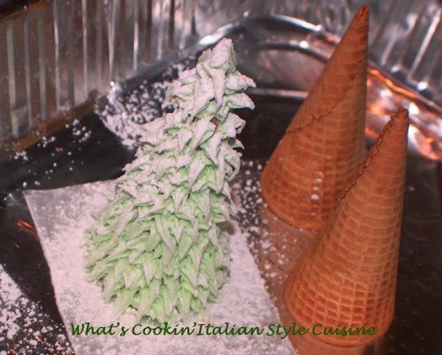 Edible Sugar Cone Christmas Tree Tutorial