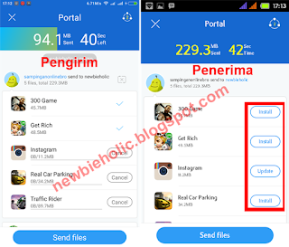 proses kirim aplikasi android final