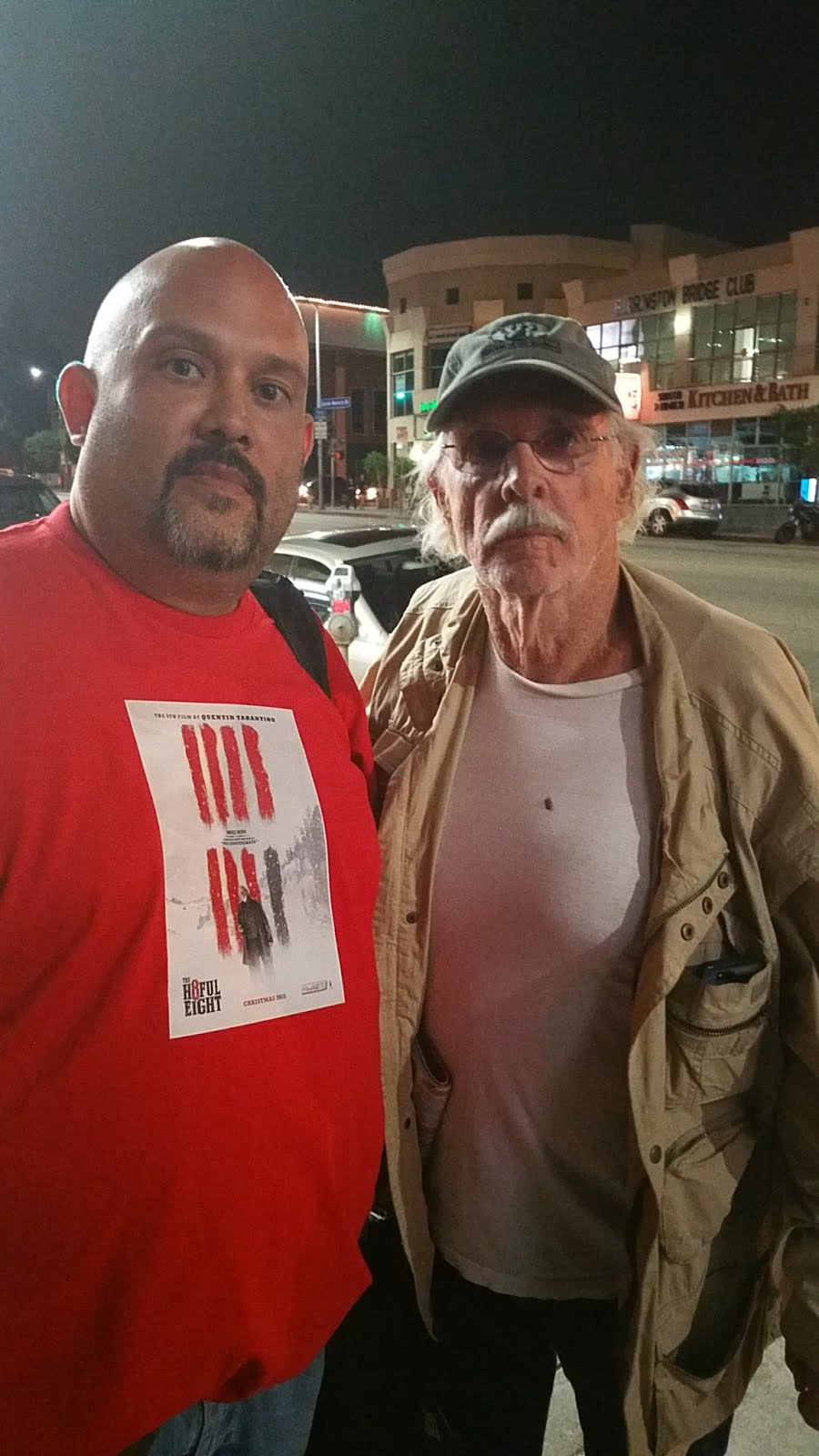 Me and Bruce Dern