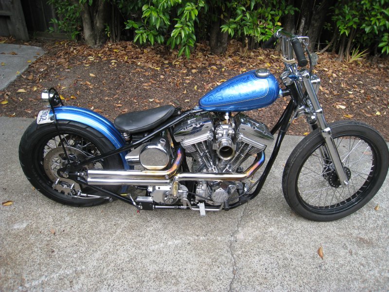 WEED HARDTAIL CHOPPERS/BOBBERS Harley Davidson Hardtail