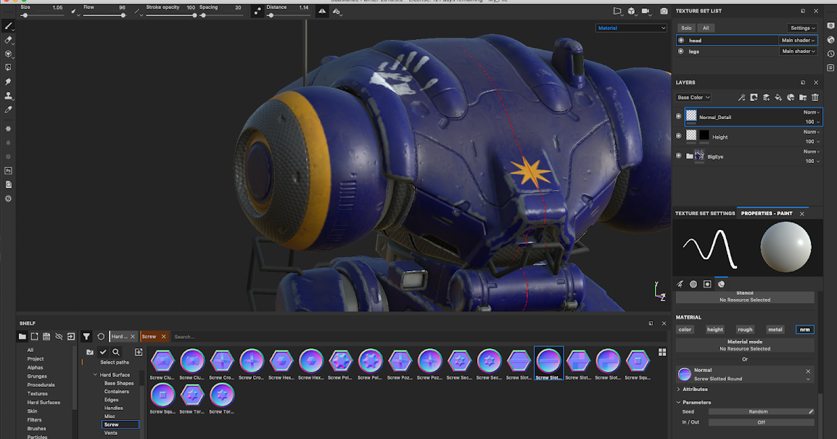 Substance Painter Fundamentals Stamping Normal Maps