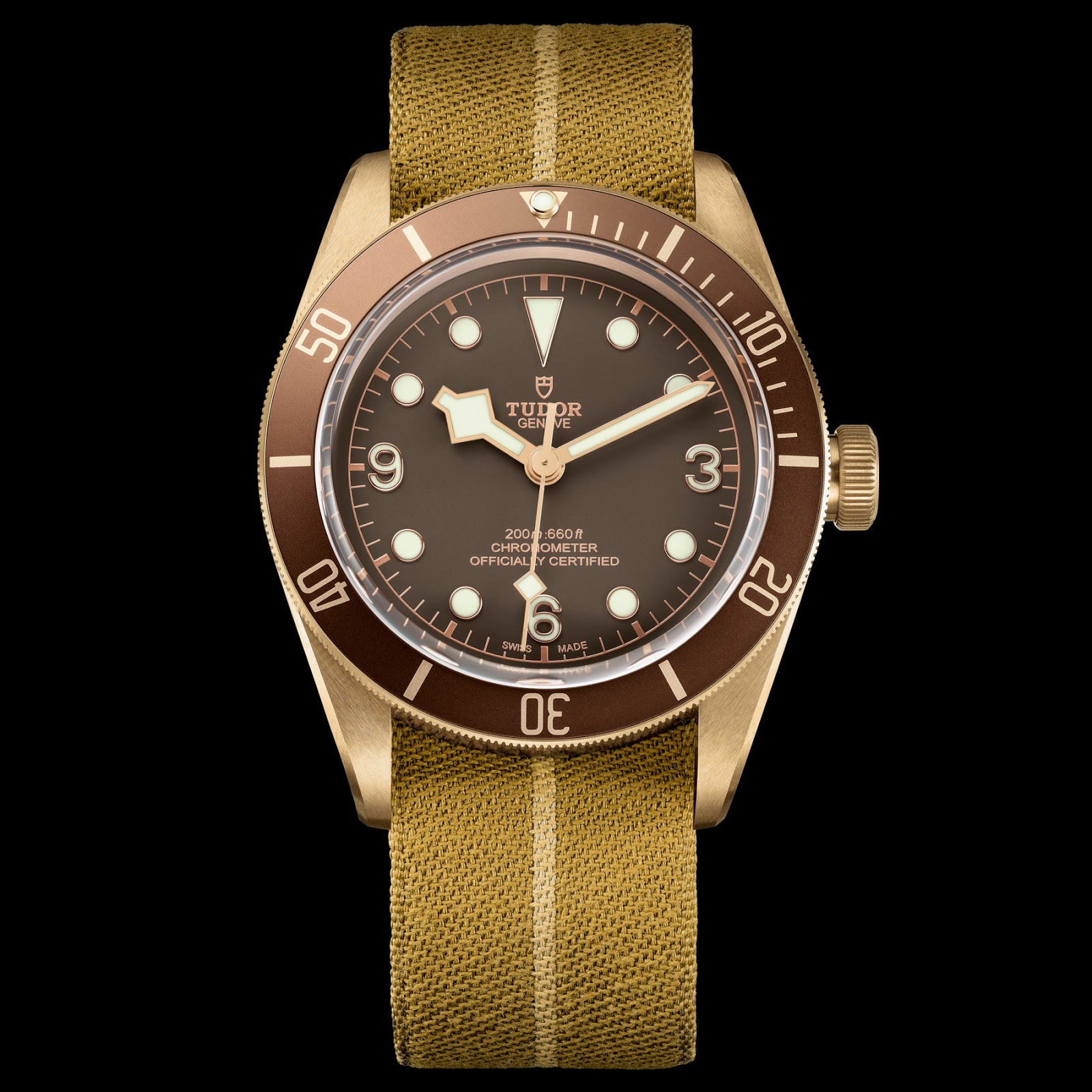 OceanicTime TUDOR Heritage Black Bay BRONZE