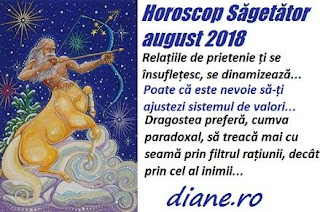 Horoscop Săgetător august 2018