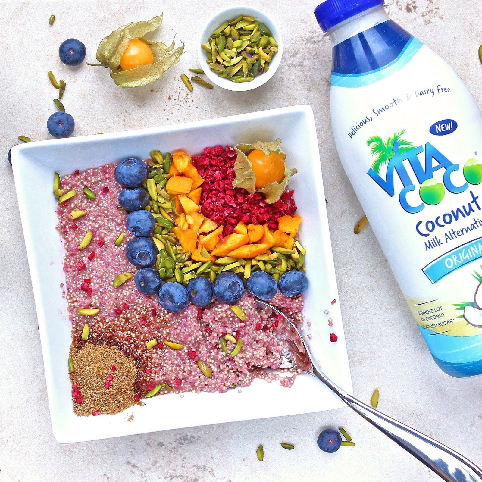 Gluten Free Alchemist Quinoa Rainbow Breakfast Bowl (gluten free