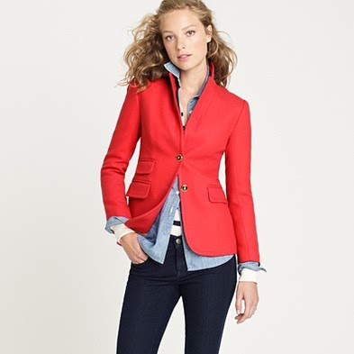 J.Crew Aficionada: Product Review: Hacking Jacket in Double-Serge Wool