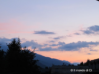 Tramonto in Valtellina