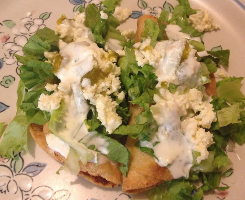 TACOS DORADOS DE PAPA Y CHORIZO COMIDA DE PETRY