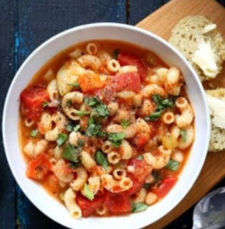 Vegan Minestrone | Veggies Pasta & White Bean Soup