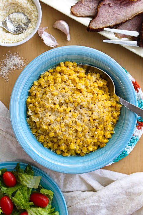 Brown Butter Parmesan Corn