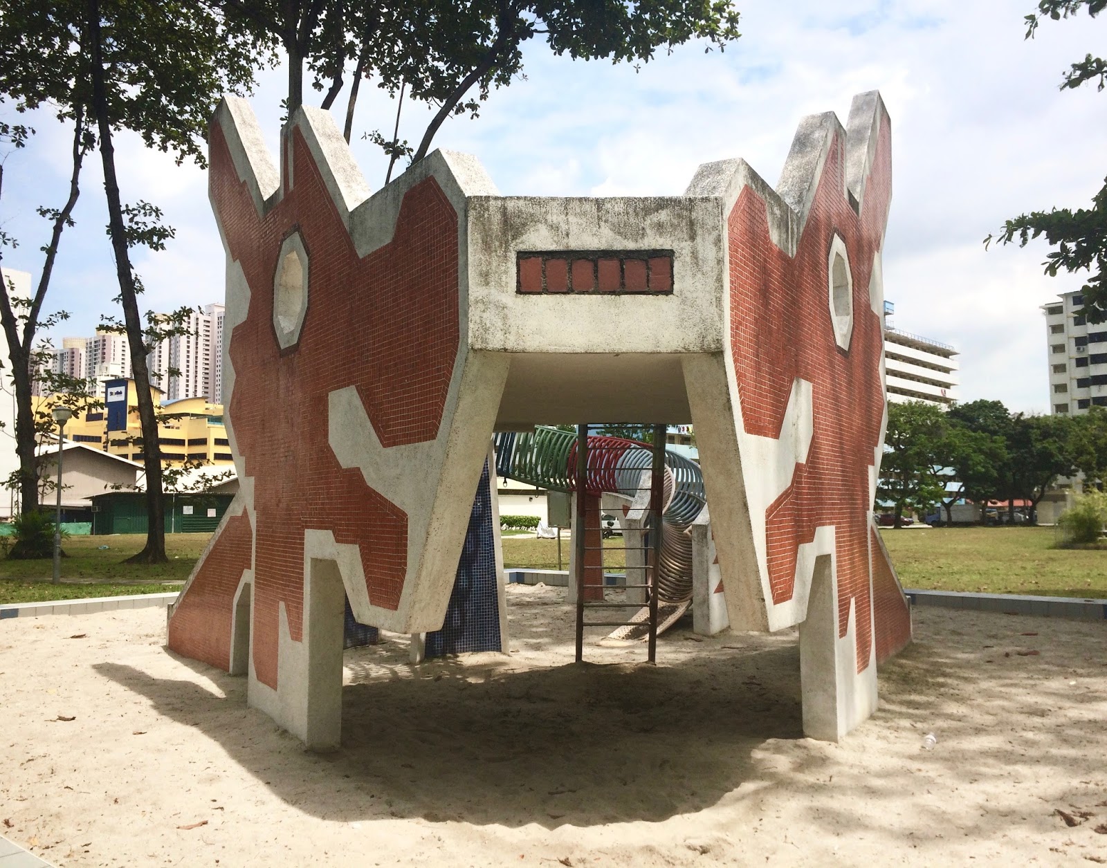 Dragon Playground Toa Payoh; Singapore Moonlit
