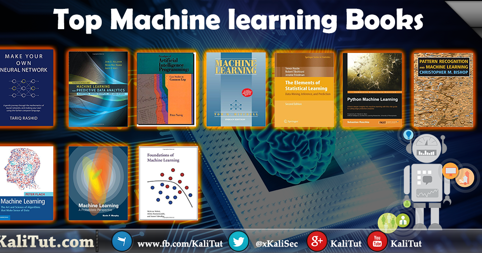 Top Machine learning Books - KaliTut Tutorial