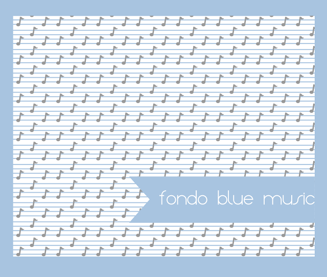 fondo notas de musica