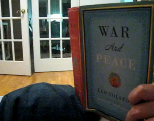 Video : 「戦争と平和」はつまらないの…