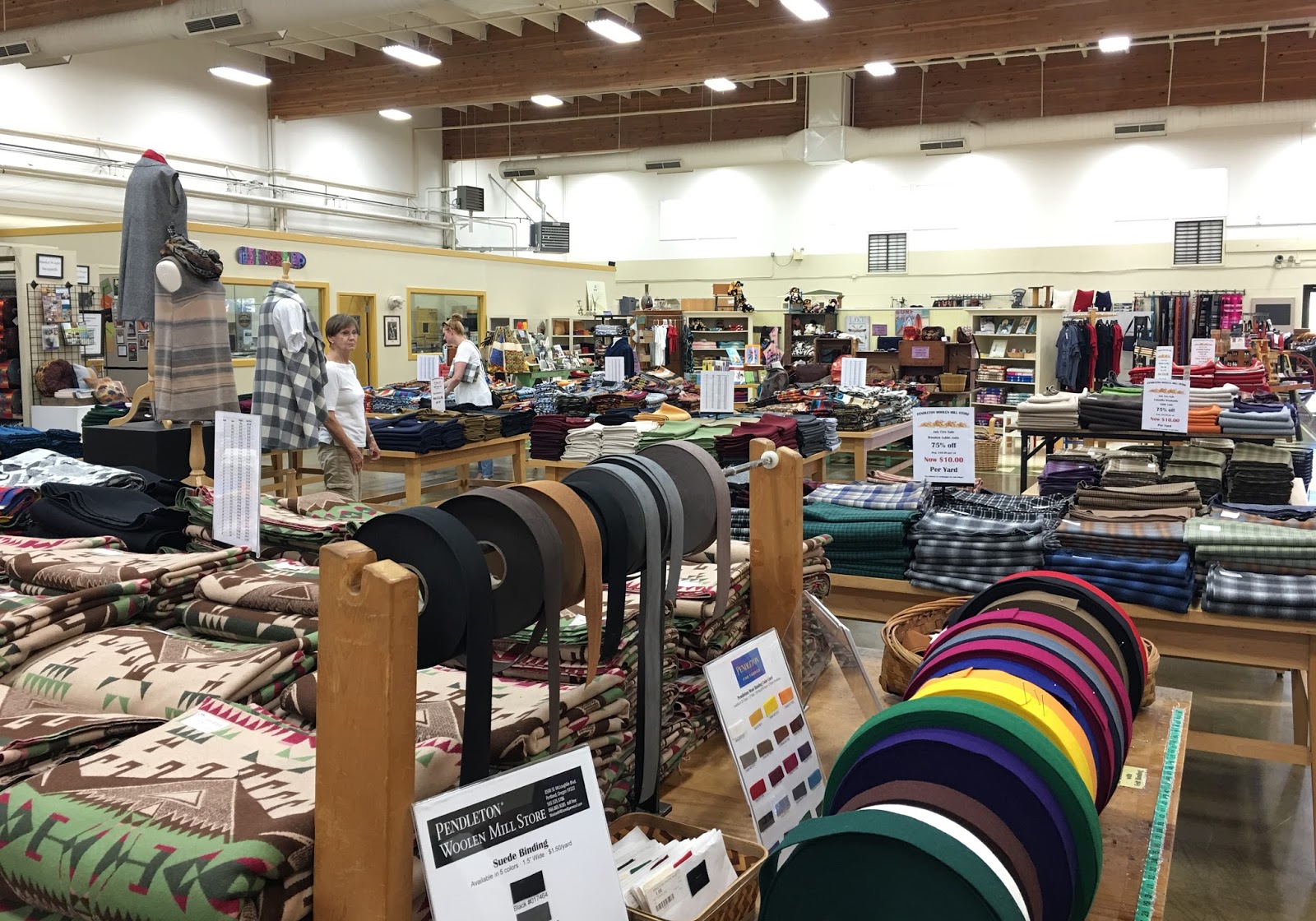 Moments of Delight...Anne Reeves Portland Pendleton Woolen Mill Store