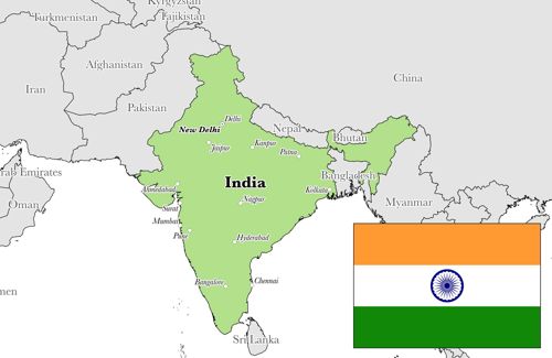 Peta Negara India