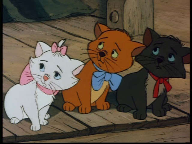 Marie, Berlioz and Toulouse The Aristocats 1970 animatedfilmreviews.filminspector.com