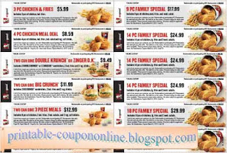 Free Printable Kfc Coupons Free Printable Kfc Coupons