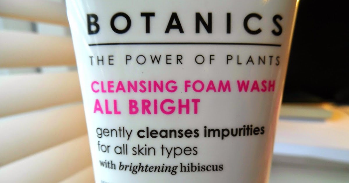 botanics cleansing foam wash
