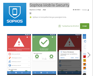 Sophos mobile Security buat android