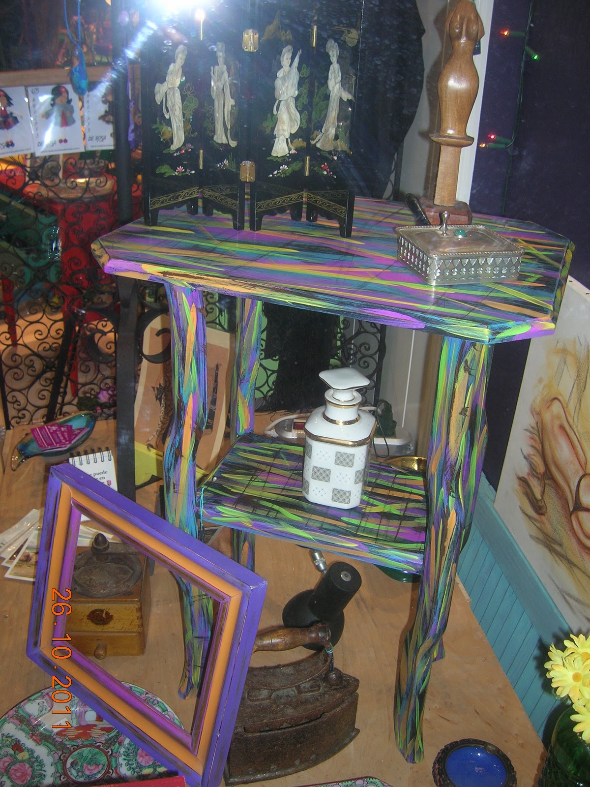 vintage en agosto: Muebles de colores