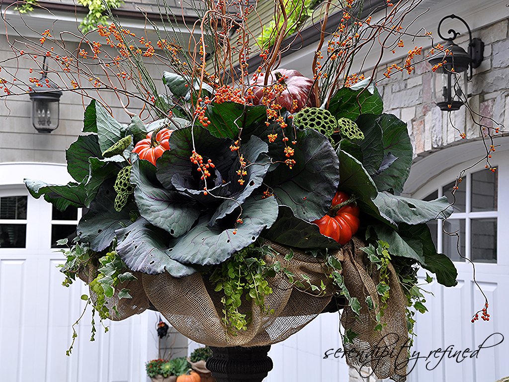 Serendipity Refined Blog Fall Planters and Urns What I DIDN'T do this