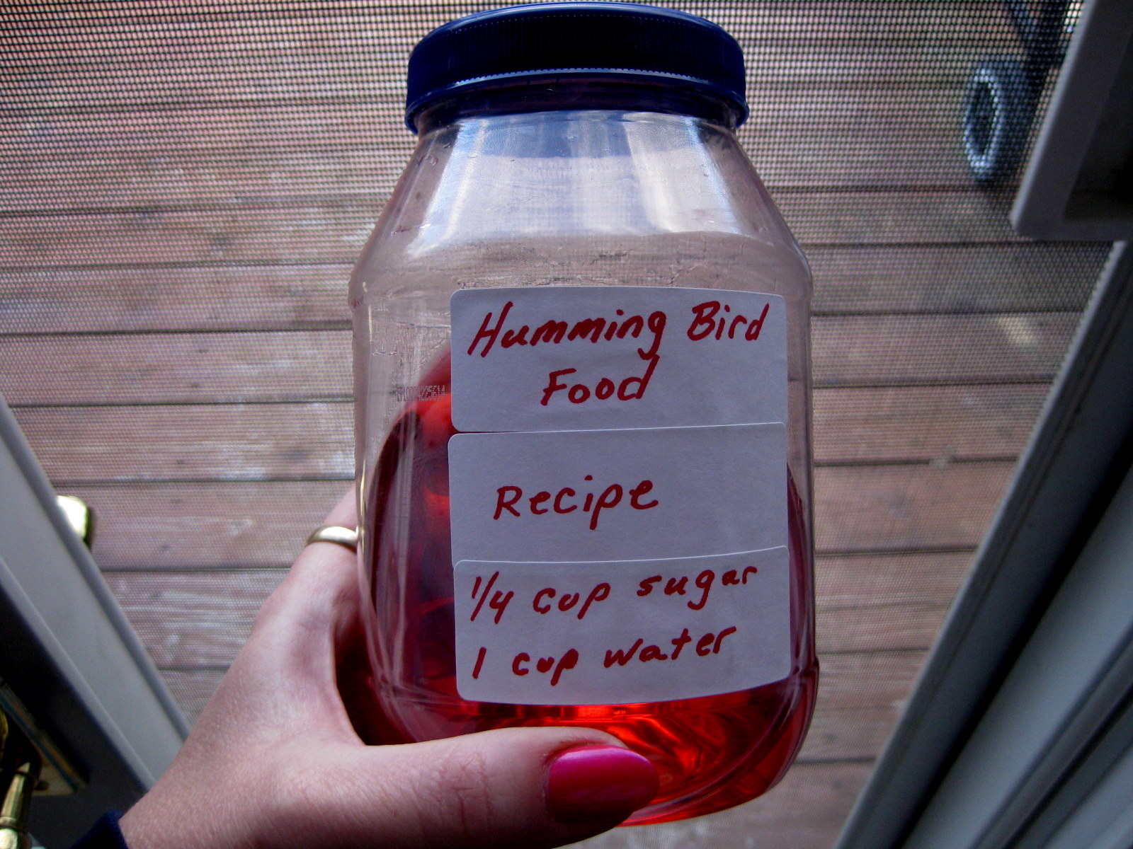HOW TO FEED HUMMINGBIRDS The Garden of Eaden
