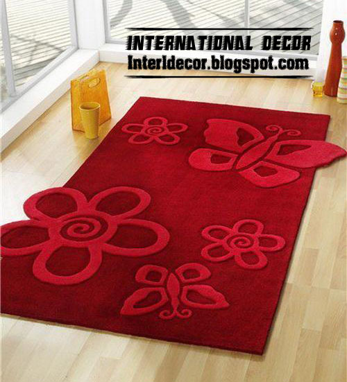 10 Modern Turkish Carpets Rugs Models, Modern Red Rug