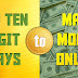 TEN LEGIT WAYS TO MAKE MONEY ONLINE