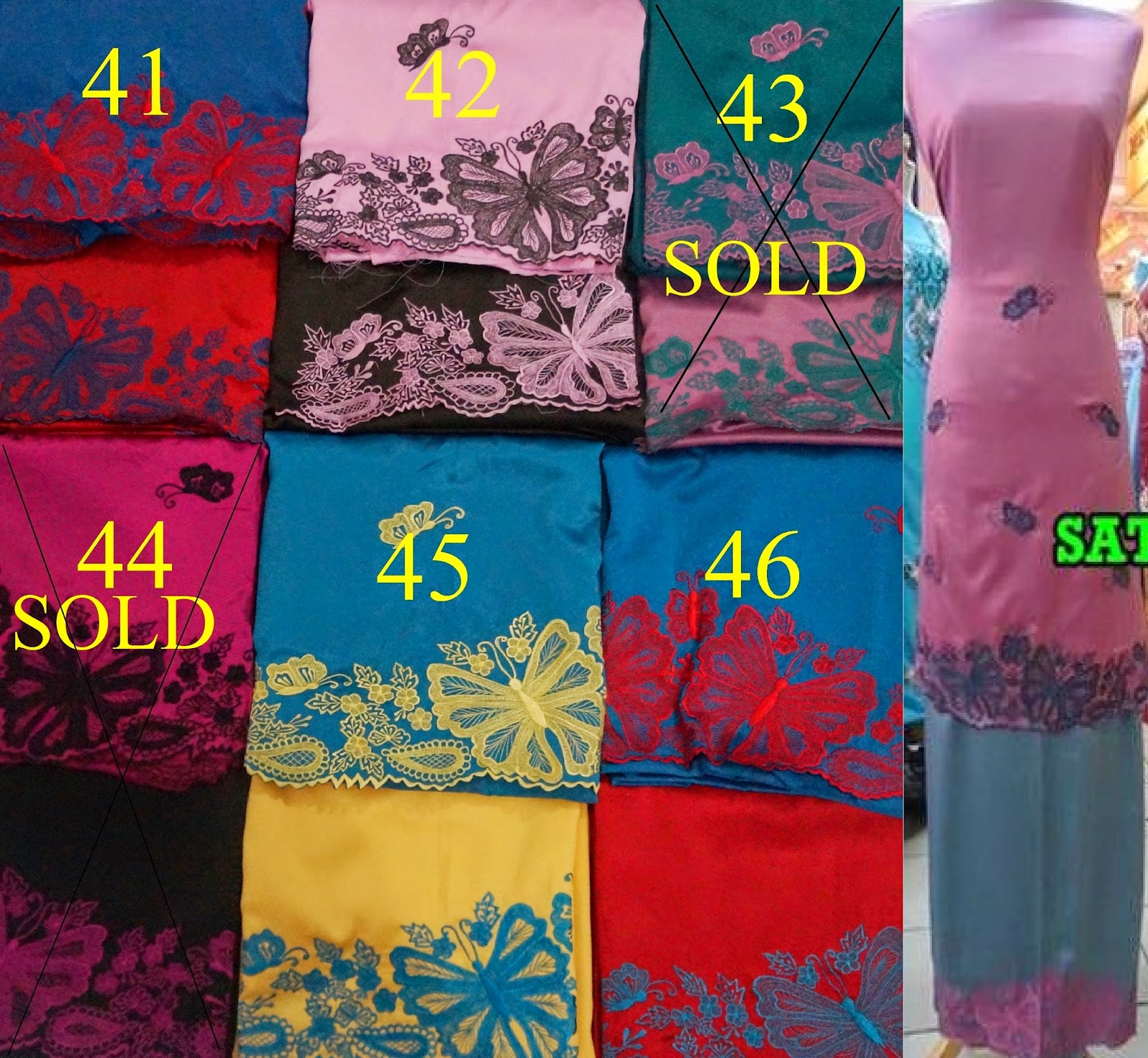 KAIN SULAM BANDUNG BORIGINAL Kain Sulam BermOtif RamaRama