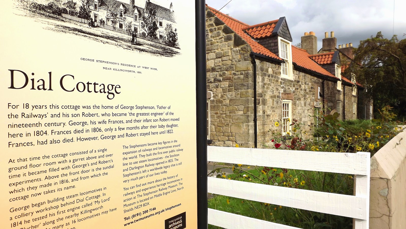 Northumbrian Images George Stephenson S Dial Cottage