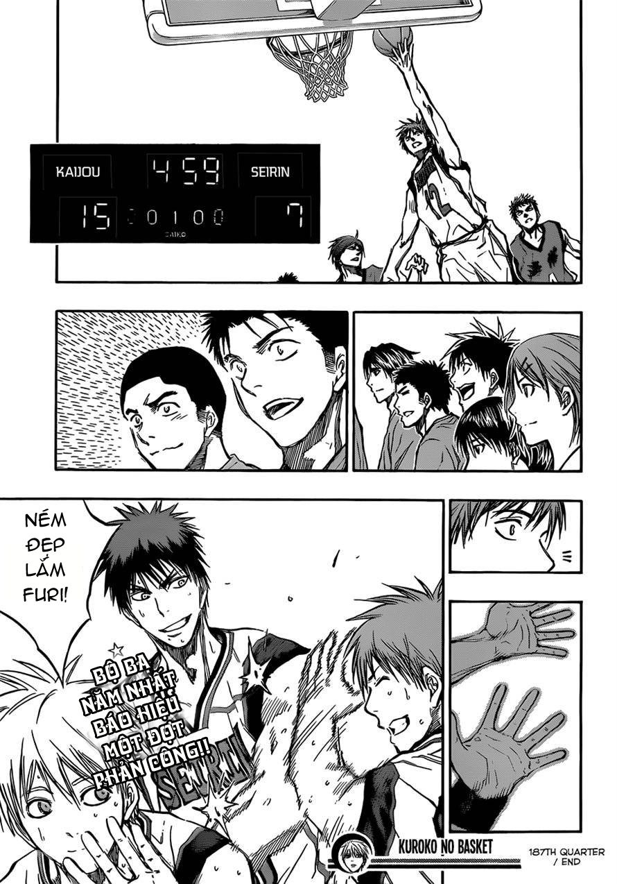 Kuroko No Basket chap 187 trang 19