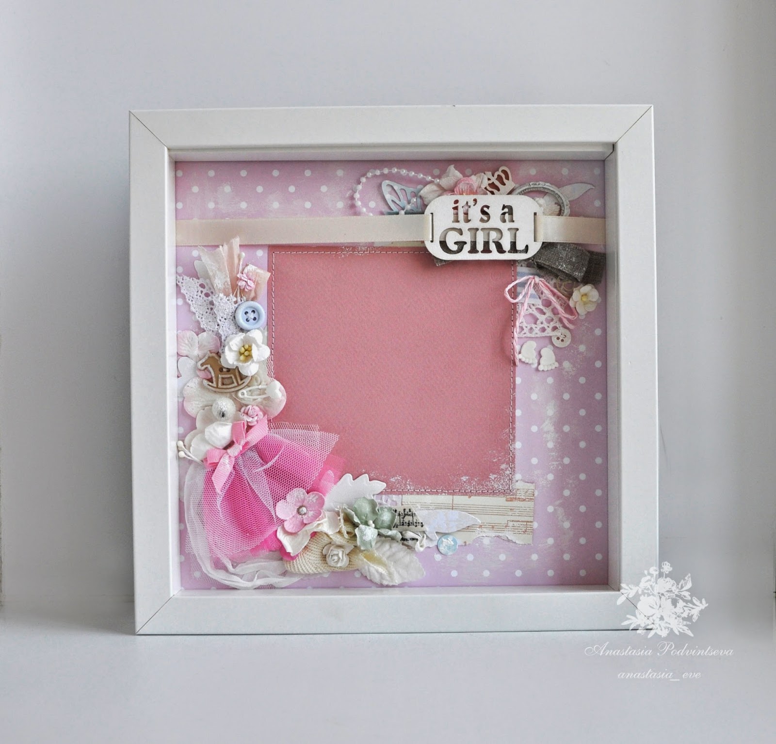 Бла-бла-пост о рамках, открытке и самолепном цветочке.