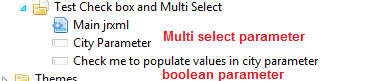 Tip : Cascading parameters - Multi select & check box(boolean true or ...