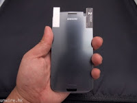 screen protector reveals galaxy s iii's shape and screen size