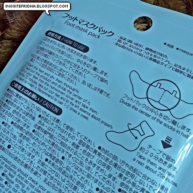 Daiso Japan Foot Mask Pack Hello, Gyt!