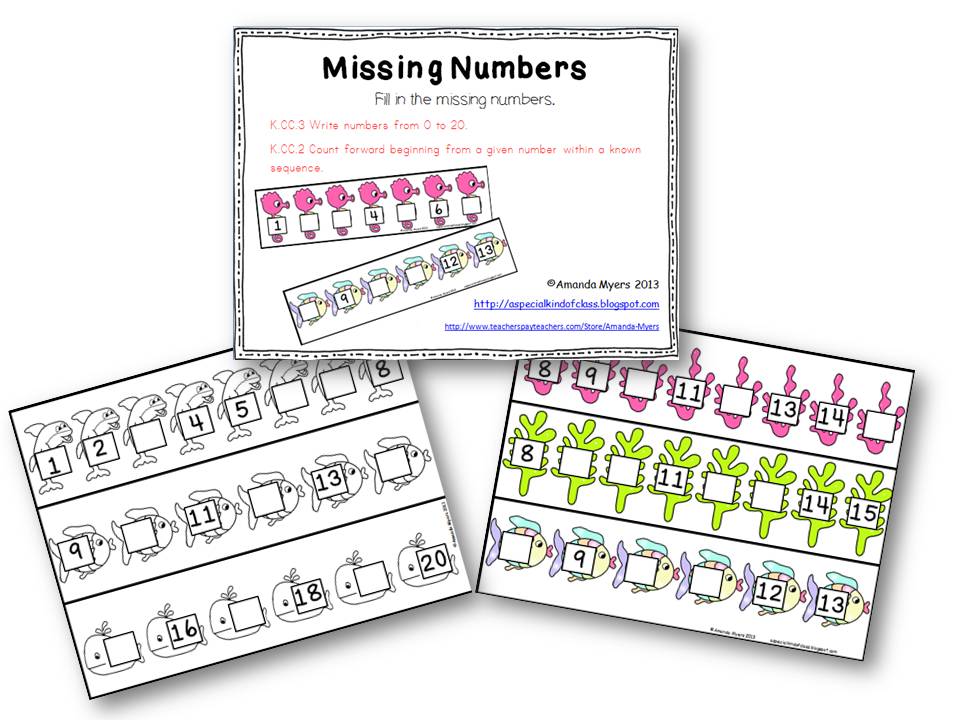 A special kind of class: Under the Sea Math