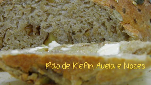 Pão de Kefir, Aveia e Nozes
