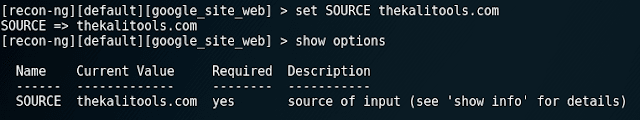 set option module