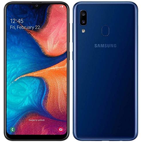 Galaxy A20 Samsung One Android Phone - Specs: 4000mAh Battery, 6.4-Inch AMOLED Screen, Eight-Core Exynos 7884 Processor..